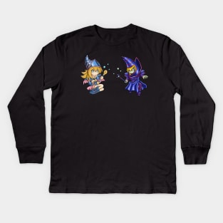 Chibi Magicians Kids Long Sleeve T-Shirt